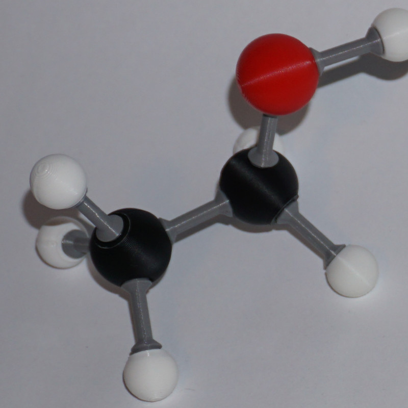 Eğitici Kimya Molekül Seti - 3D Baskı Molekül Modelleri