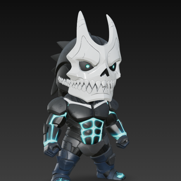 Chibi Kaiju No. 8 3D Baskılı Mini Figür - Sevimli Canavar Modeli