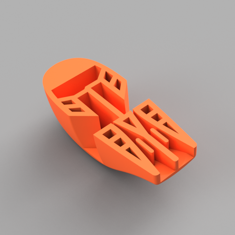 V29 Yüksek Sesli Düdük - 118 Desibel 3D Baskı