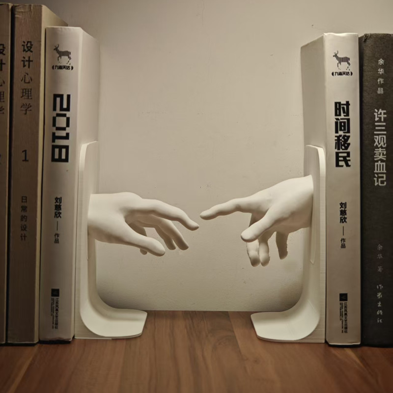 Michelangelo Adem ve Tanrı Kitap Ayracı - 3D Baskı Dekor