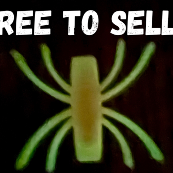 Cadılar Bayramı Örümcek Yüzüğü - 3D Baskı Glow Karanlıkta Parlayan Aksesuar