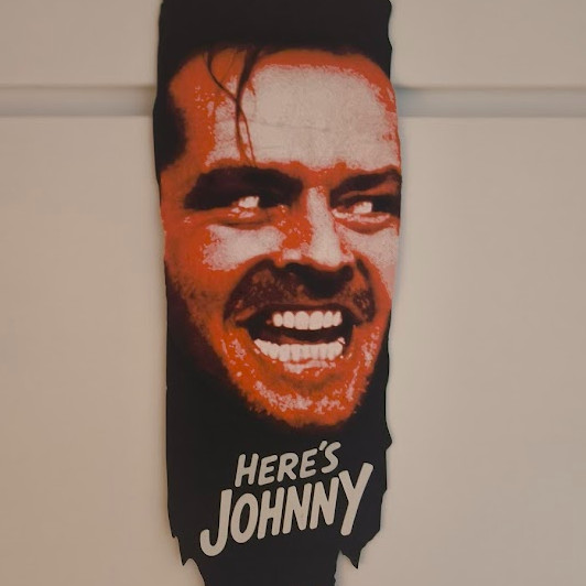 The Shining Jack Nicholson Kapı Süsü - 3D Baskı Film Dekoru