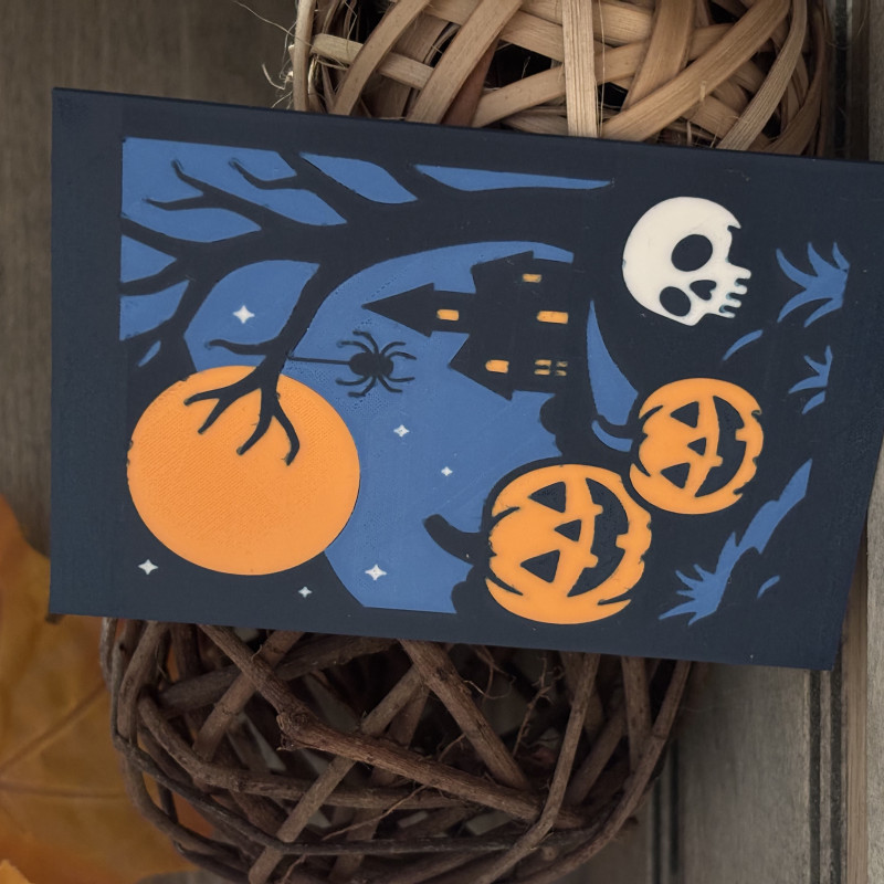 Cadılar Bayramı Boya Seti - 3D Baskı Dekorasyon