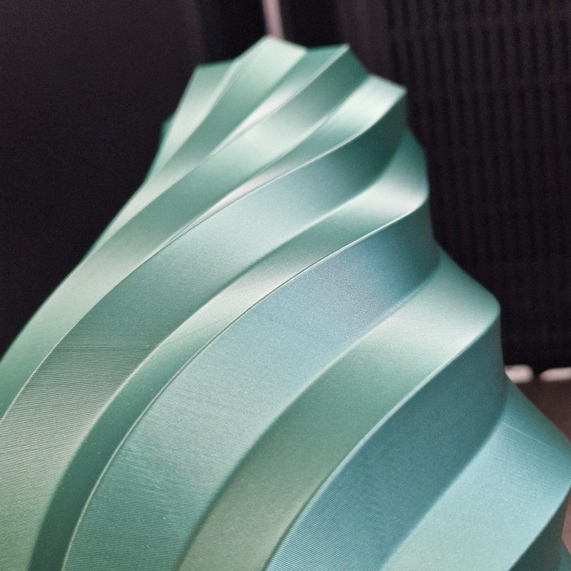 Işıltılı 3D Baskı Vazo - Dekoratif Çiçeklik - Özel Tasarım