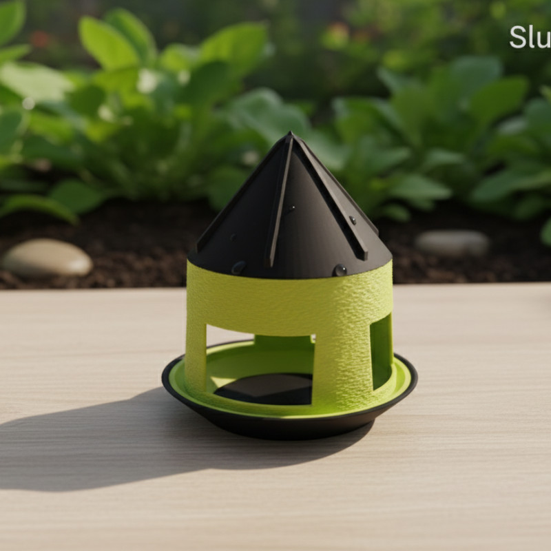 Salyangoz Tuzak - Bira Bazlı Yeniden Kullanılabilir 3D Baskı Bahçe Tuzak