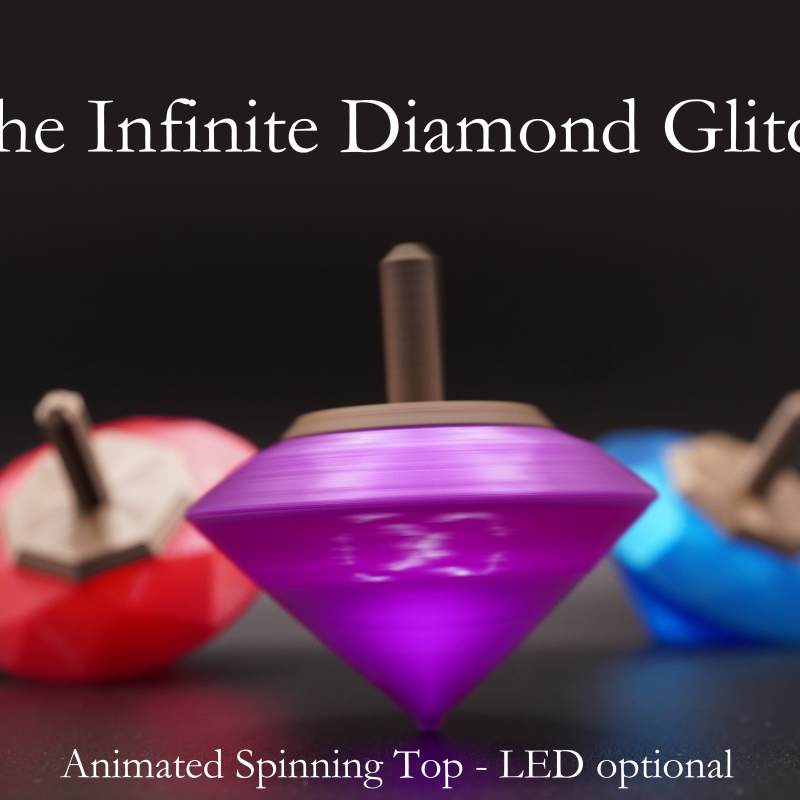 Özel Mesajlı 3D Baskı Gizemli Dönen Top - Zoetropic Şifre