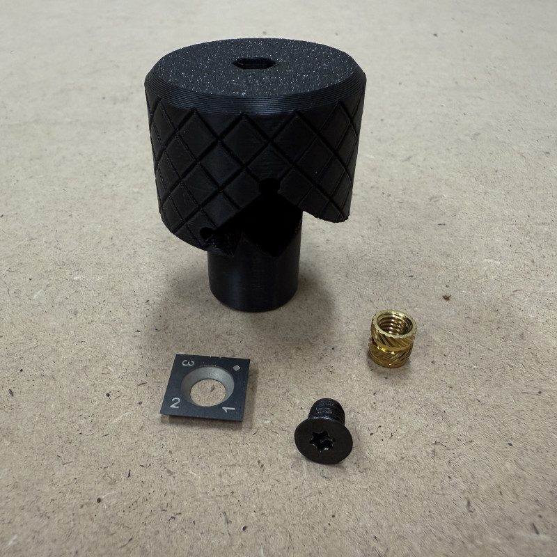 25mm İş Tezgahı Delik Şablonu - 3D Baskı MFT Uyumlu