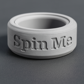 Dönen Stres Yüzüğü - Parmaklar İçin Minimalist Oyuncak