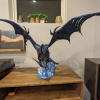Halloween Frost Wyrm 3D Baskılı Ejderha Diorama - Korku Koleksiyonu