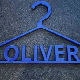 Kişiselleştirilmiş Bebek Giysi Askısı - 3D Baskılı Özel İsimli