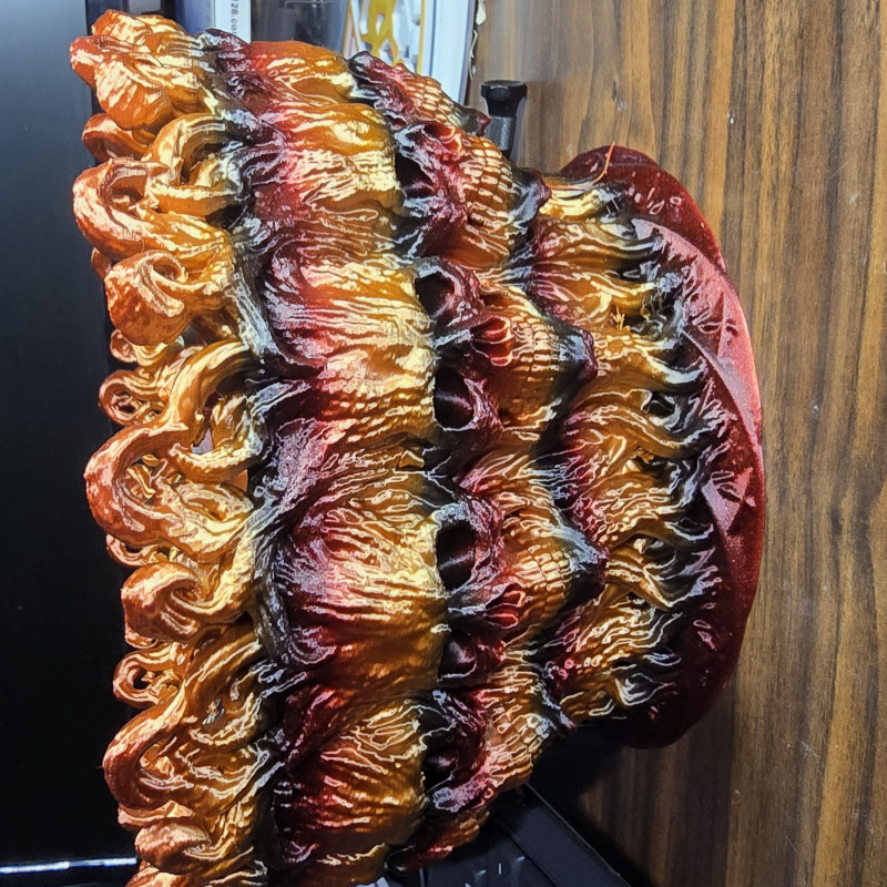 Kafatası Ormanı Şeker Kasesi - Korku Temalı 3D Baskı Dekor