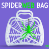 TPU Örümcek Ağı Cadılar Bayramı Şeker Çantası - Esnek 3D Baskı