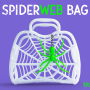 TPU Örümcek Ağı Cadılar Bayramı Şeker Çantası - Esnek 3D Baskı