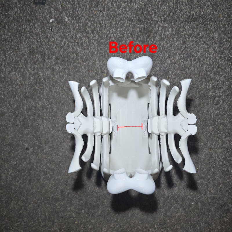 Ön Montajlı Kemik Çanta 2.0 - Dayanıklı 3D Baskı Aksesuar