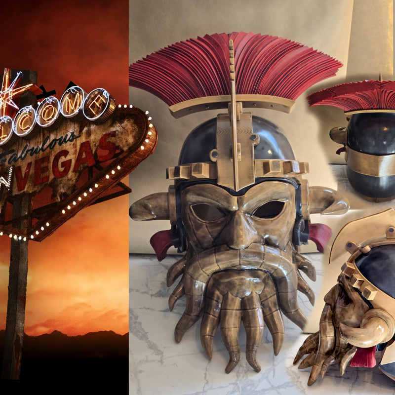 Fallout New Vegas Legate Lanius Kaskı - 3D Baskı Cosplay Miğfer