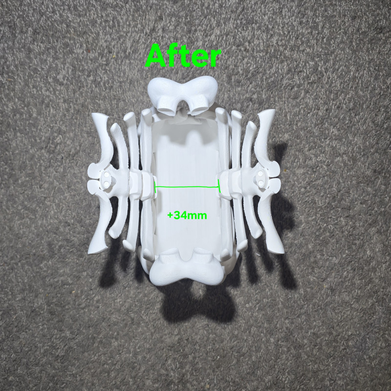 Ön Montajlı Kemik Çanta 2.0 - Dayanıklı 3D Baskı Aksesuar