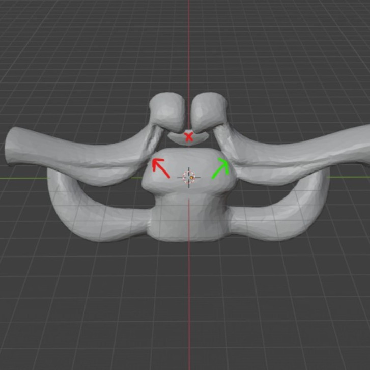 Ön Montajlı Kemik Çanta 2.0 - Dayanıklı 3D Baskı Aksesuar