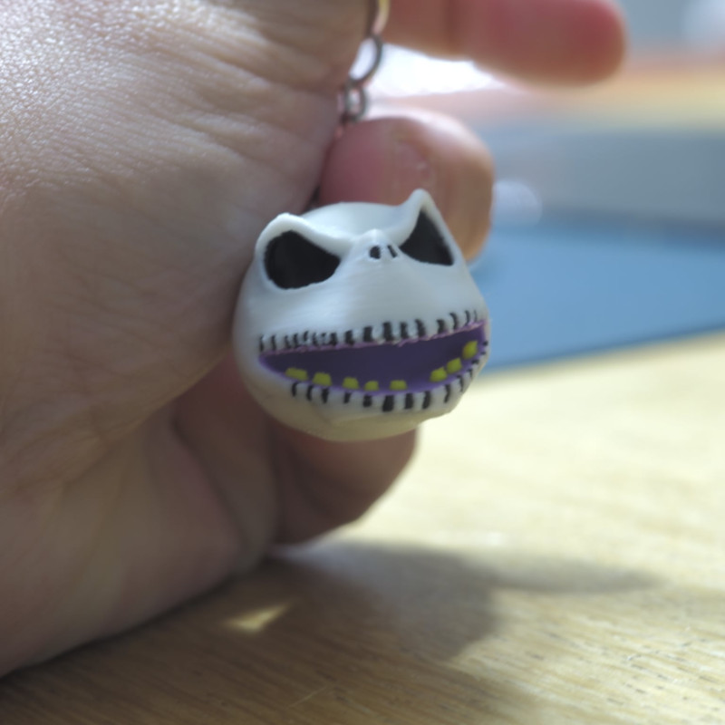 Nightmare Before Christmas Jack Skellington Anahtarlık - 3D Baskı Koleksiyon