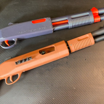 Remington 870 Kısa Donanım 3D Baskı Modeli - DIY Spor Hobi