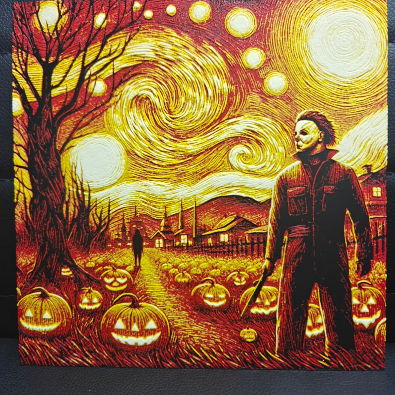 Cadılar Bayramı Yıldızlı Gece Michael Myers 3D Baskı Modeli