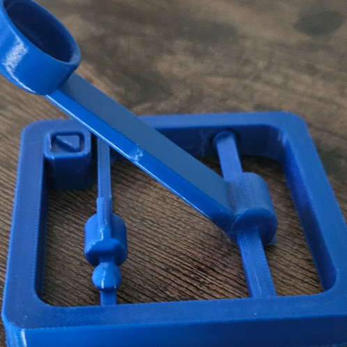 3D Baskılı Mankenli Mancınık - Eğitici Okul Projesi Oyuncak 3D Baskılı Mankenli Mancınık - Eğitici Okul Projesi Oyuncak