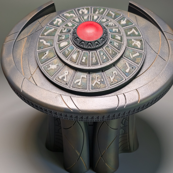 Stargate DHD 3D Baskı Maketi - Evren Geçidi Kontrol Paneli