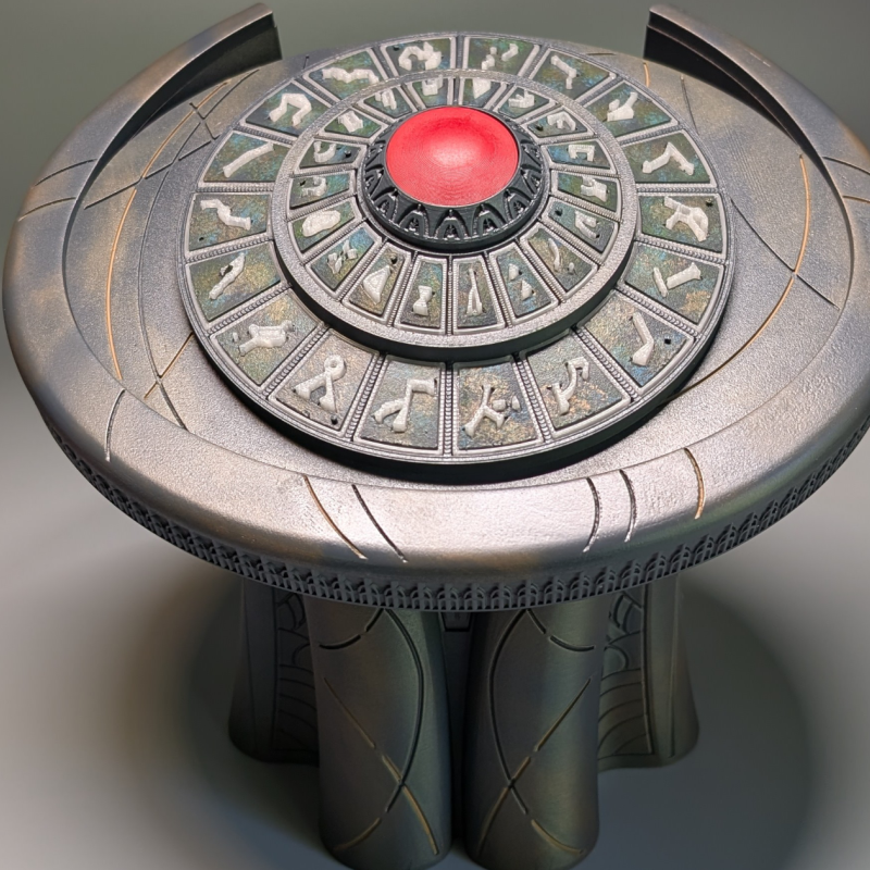 Stargate DHD 3D Baskı Maketi - Evren Geçidi Kontrol Paneli