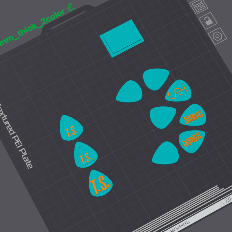 Taylor Swift Showgirl Gitar Penası - Özel 3D Baskı Koleksiyon