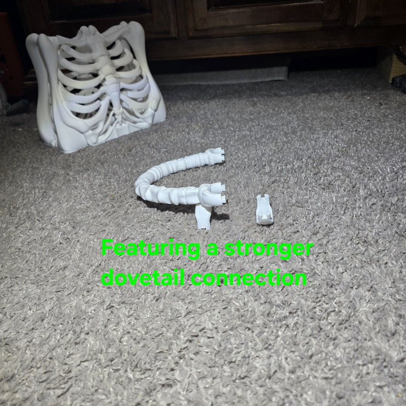 Ön Montajlı Kemik Çanta 2.0 - Dayanıklı 3D Baskı Aksesuar