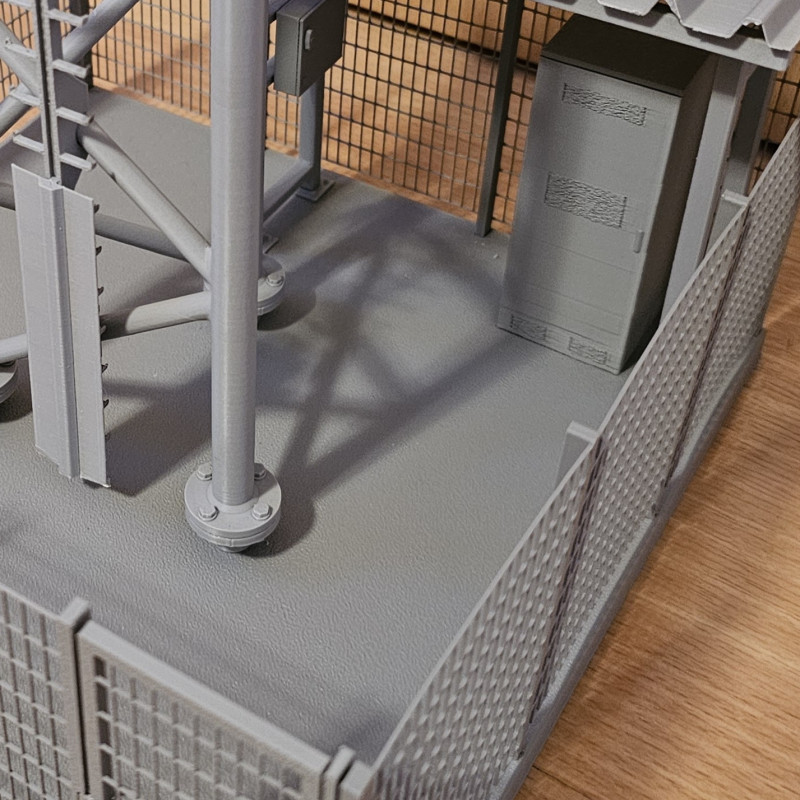 3D Baskı Hücresel Kule Modeli - Mimari ve Eğitim için Detaylı