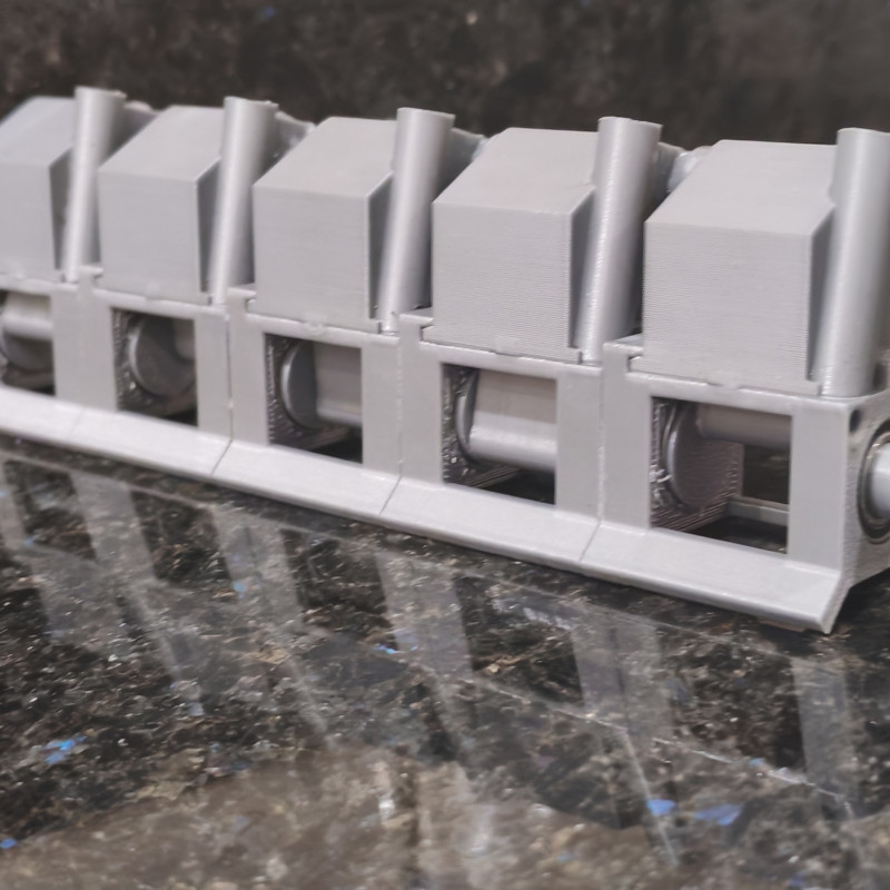 Modüler V8 Hava Motoru - 3D Baskı Eğitim Seti