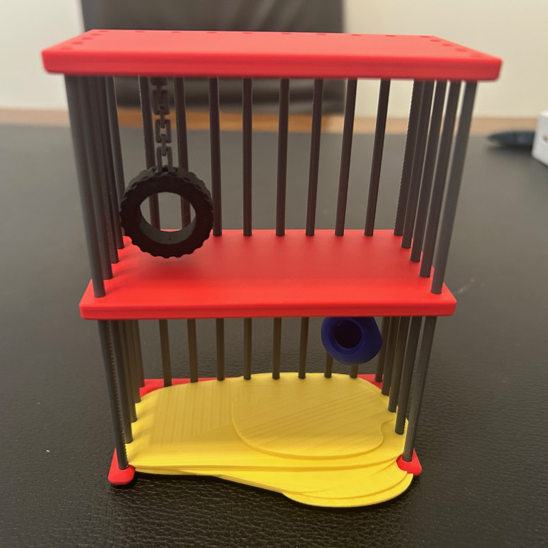 Modüler Mini Hayvanat Bahçesi - Gerald Zürafa 3D Baskı Seti