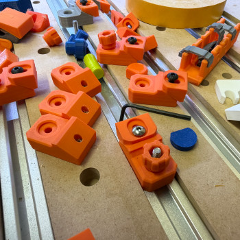 CNC Pençe Mengene M6 Donanım - 3D Baskı Profesyonel Tutucu