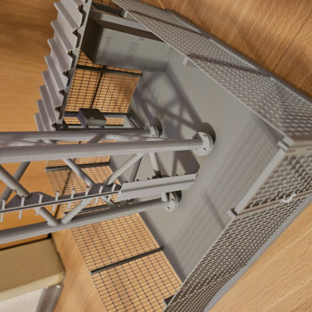 3D Baskı Hücresel Kule Modeli - Mimari ve Eğitim için Detaylı