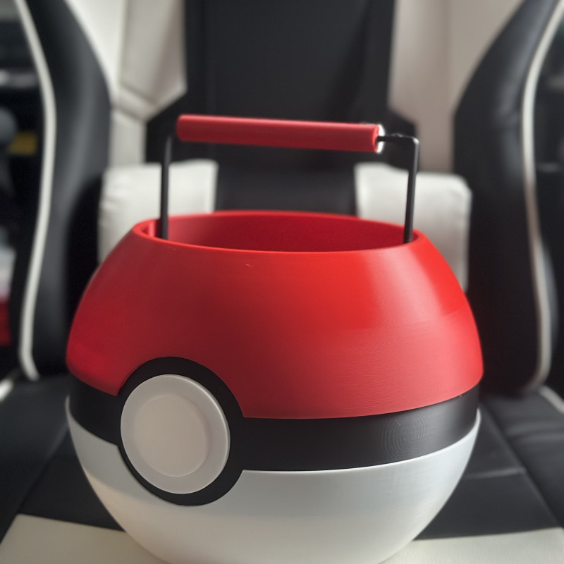 Pokemon Halloween Şeker Kutusu - 3D Baskılı Poketopu Kova Pokemon Halloween Şeker Kutusu - 3D Baskılı Poketopu Kova