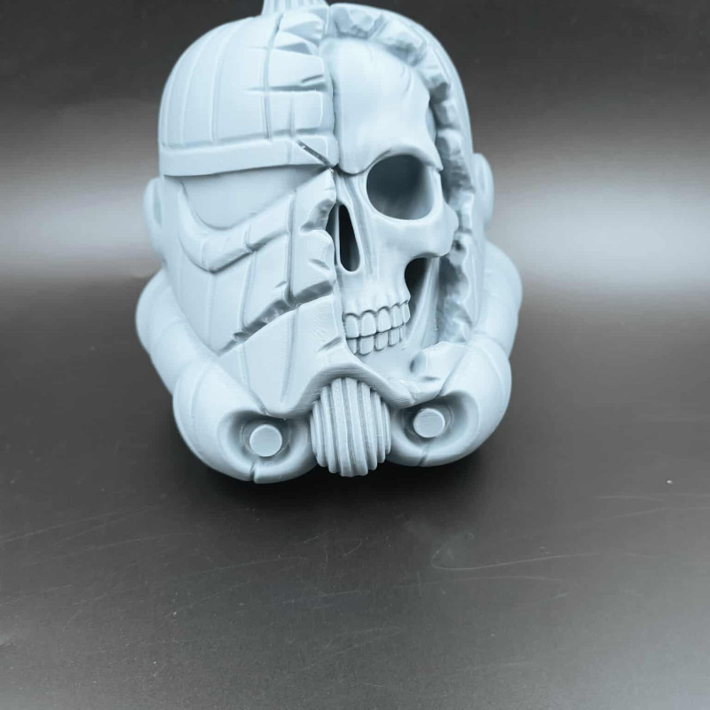 Stormtrooper Kafatası Balkabağı Kaskı - Cadılar Bayramı Dekorasyonu