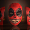 Korkunç Deadpool Cadılar Bayramı Maskesi - 3D Baskı Korku Aksesuarı