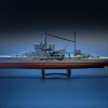 HMS Warspite 1942 3D Baskı Savaş Gemisi Modeli - 1:625 Ölçek