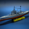 HMS Warspite 1942 3D Baskı Savaş Gemisi Modeli - 1:625 Ölçek