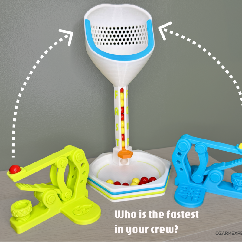 Hızlı Dört - Eğlenceli Connect 4 Yarış Oyunu 3D Baskı