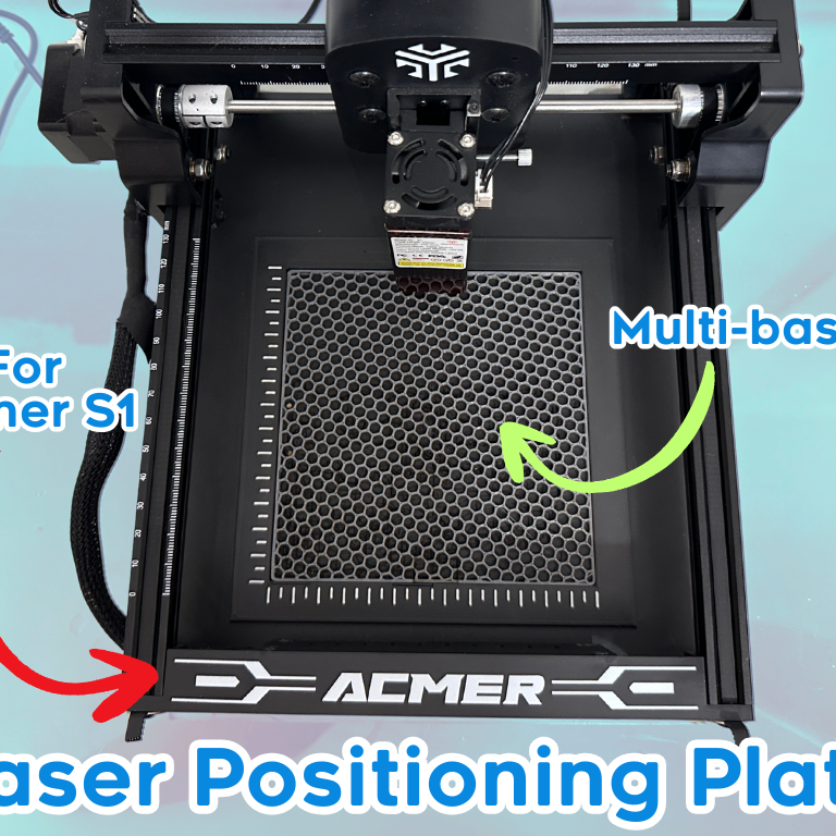 Acmer S1 Lazer Kesici Modüler Tabanı - 3D Baskılı Çok Amaçlı Aksesuar