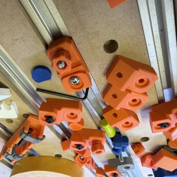 CNC Pençe Mengene M6 Donanım - 3D Baskı Profesyonel Tutucu