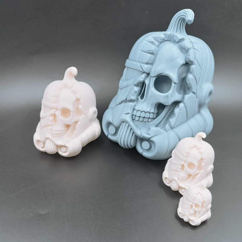 Stormtrooper Kafatası Balkabağı Kaskı - Cadılar Bayramı Dekorasyonu