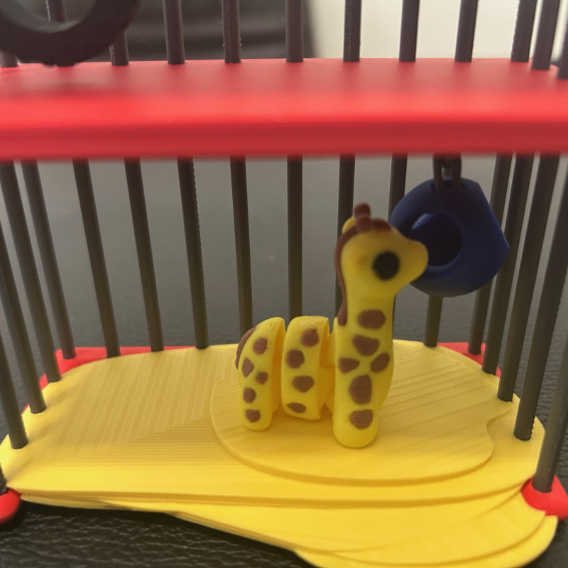 Modüler Mini Hayvanat Bahçesi - Gerald Zürafa 3D Baskı Seti