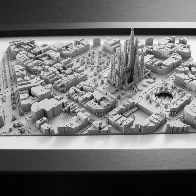 3D Baskı Sagrada Familia Barcelona Mimari Maket - 18x13 cm Dekoratif 3D Baskı Sagrada Familia Barcelona Mimari Maket - 18x13 cm Dekoratif