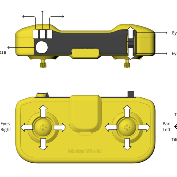 Animatronik Ağız Mekanizması - 3D Baskı Robotik DIY Seti