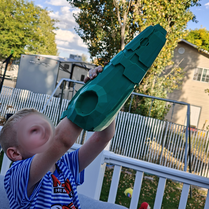 Metroid Dread Samus Aran Kostüm Silahı - 3D Baskı Cosplay Aksesuarı