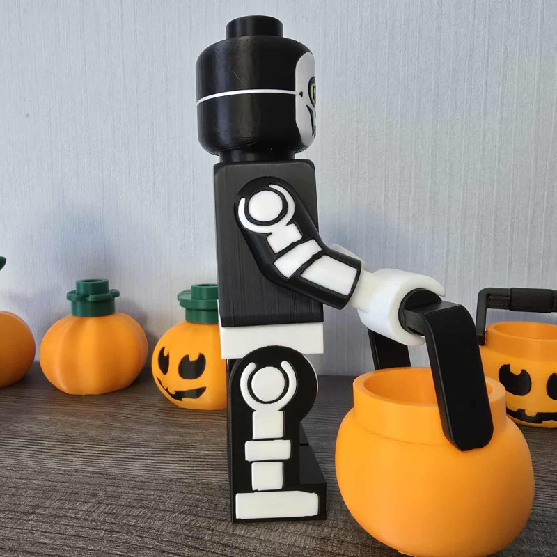Halloween 2025 Brickstyle Set - 3D Baskı Cadılar Bayramı Figürleri