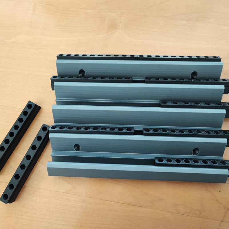 100 Yuvalı Duvar Delikli Tornavida Ucu Organizer - 3D Baskı