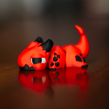 Şeytan Bebek Ejderha 3D Baskı Hareketli Mini Figür